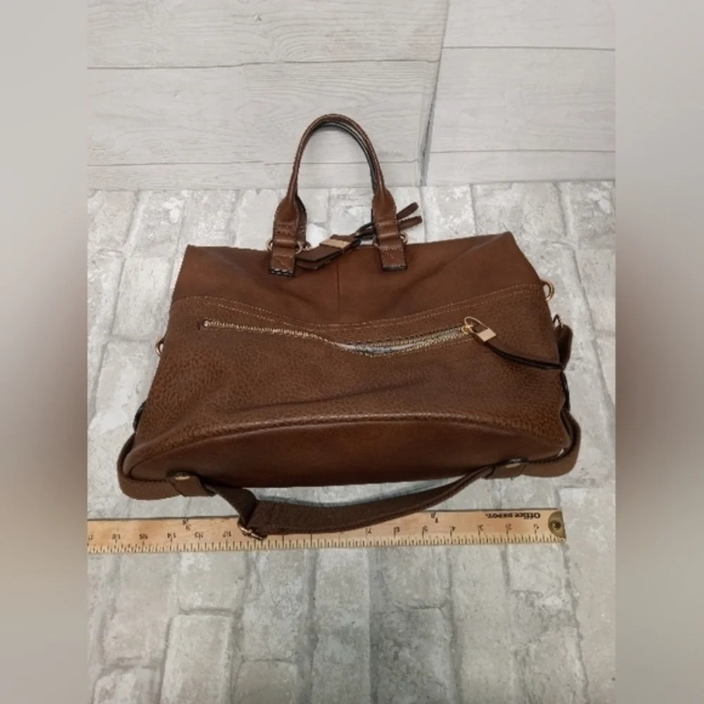 Brown‎ Leather Unbranded Shoulder Bag